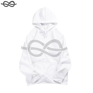 เสื้อสเวตเตอร์มีฮู้ดกีฬาผู้ชายผู้หญิงสีทึบมีกระเป๋าเสื้อสวมหัวแฟชั่นลำลองสวมใส่สบายมีสไตล์ - Product Image 3