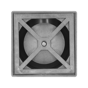 Sifone di scarico in acciaio inox V-H 104x104 / 50mm - Product Image 3