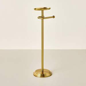 Toallero de latón diseñado para espacios de vida elegantes con una construcción robusta y un acabado refinado, perfecto para uso diario. - Product Image 5