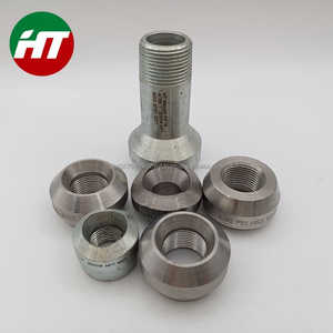 Usines presse à carbone Astm A105 accouplement forgé raccords de tuyauterie en acier de 4 pouces coude mâle à femelle - Product Image 1