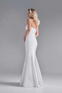 Vestido de novia sin tirantes sin mangas acampanado con bordado para mujer vestido de noche de longitud máxima y vestido de dama de honor para exportación - Product Image 2