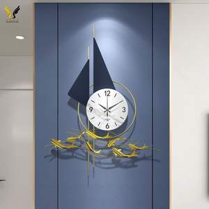 Victoria Crowned 10-Inch Double Face Metal <b>Wall</b> <b>Clock</b> Custom Logo Home <b>Decoration</b> Hanging for Living Room - Product Image 1