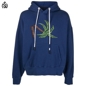 เสื้อฮู้ดปักลายสำหรับผู้ชายเสื้อฮู้ดปักผ้ากำมะหยี่ดีไซน์ใหม่ - Product Image 5
