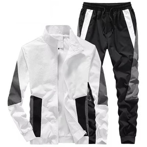 Conjuntos de ropa deportiva para hombre, nueva moda, primavera Otoño, traje deportivo, chaqueta, pantalones de chándal, conjunto de 2 piezas, chándal informal para hombre - Product Image 1