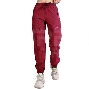 Pantalon de survêtement cargo décontracté pour femme, couleur unie, avec poches, idéal pour le fitness, le jogging, le yoga, la randonnée en extérieur, respirant et à séchage rapide - Product Image 6