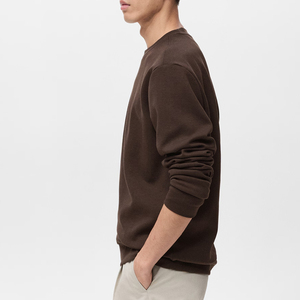 Sudadera de Manga Larga para Hombre con Diseño de Logotipo Personalizado, Servicio OEM, Ropa Casual, Puños y Cintura Acanalados para un Ajuste Relajado - Product Image 3