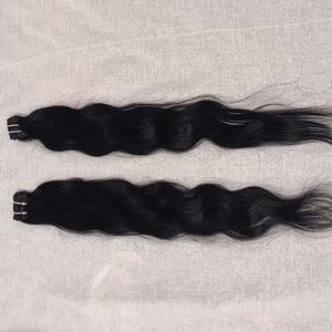 Extensiones de cabello humano Remy indio de un solo donante, libres de químicos y de larga duración con ondas naturales rectas y rizadas - Product Image 2