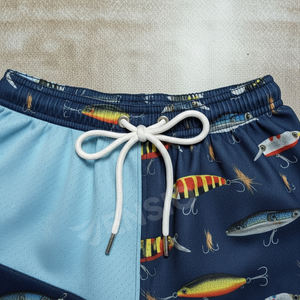 Short de rugby bicolore conçu sur mesure en gros Short de rugby australien de sublimation respirant avec poches - Product Image 3