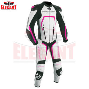 Traje de Motociclismo para Adultos, Equipo de Cuero de la Más Alta Calidad, Protección Completa para el Cuerpo con Armadura CE, Impermeable, para Verano - Product Image 4