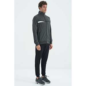 Ensemble de survêtement décontracté pour homme Harry Anthracite Melange Noir-85197 Coupe standard avec fonction respirante - Product Image 6