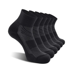 Chaussettes d'entraînement légères Triple couche Confort Nylon Spandex Coton Tissu pour la course à pied le cyclisme et les séances de gym - Product Image 4