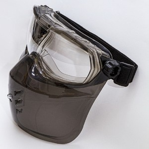 Bouclier facial protecteur avec Browguard et masque de lunettes de sécurité conçu pour une utilisation industrielle intensive - Product Image 2