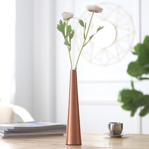 Florero de cobre de latón de diseño moderno hecho a mano redondo decorativo de Metal para la decoración de la sala de estar de la Mesa del hogar - Product Image 2