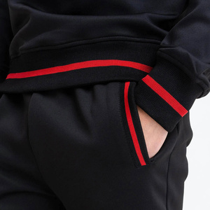 Survêtement Design classique pour homme 100% coton survêtement ensemble deux pièces avec pull confortable à manches longues - Product Image 6