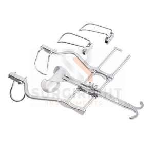 Juego de Retractor abdominal REMEDA Balfour con cuchillas para adultos y niños CE inoxidable alemán de SurgiRight Instrument - Product Image 3