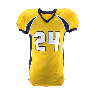 Uniforme de fútbol americano de manga corta de talla grande con nombre y número de equipo transpirable disponible en diferentes colores 2025 - Product Image 4