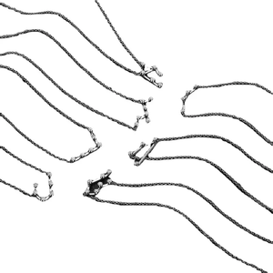ขายส่งเครื่องประดับสไตล์คลาสสิก304สแตนเลสสร้อยคอจี้เพชรชุบทอง18K - Product Image 2