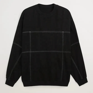 Hombres personalizados al por mayor logotipo personalizado impresión y bordado cuello redondo de gran tamaño todo el color estilo casual sudaderas con capucha de alta calidad - Product Image 1