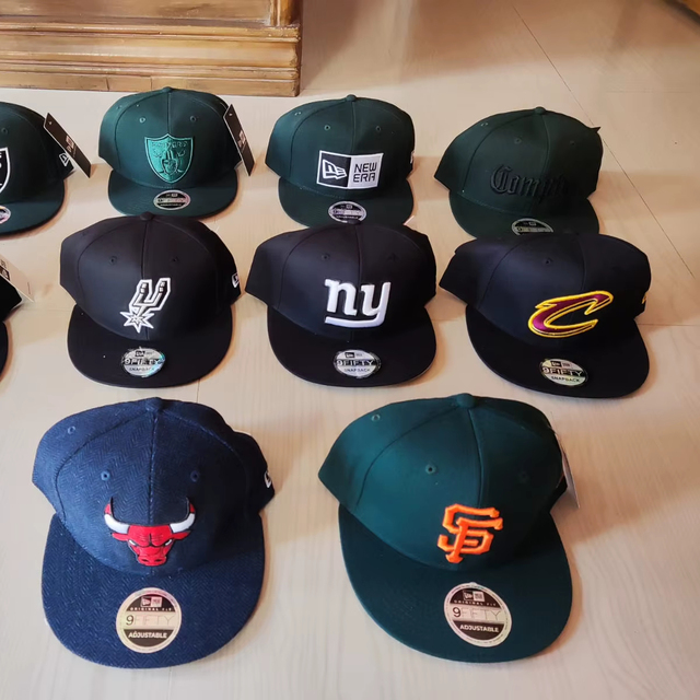 3D Embroidery Logo Hip Hop Style 5-Panel Baseball Cap Unisex Denim Brim 100% Cotton Adjustable Sports Fashion Cycling Party Hat