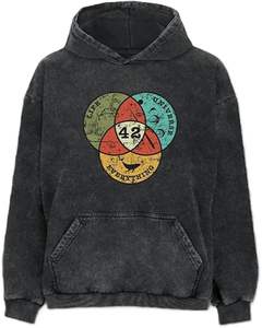 Sudadera con Capucha Finch Garment de 500 Gsm, Lavado Ácido, Fabricante de Sudaderas con Capucha, Estilo Desgastado 2025, Sudaderas Extra Grandes de Felpa Francesa para Hombre - Product Image 1