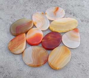 Wholesale Lot of Natural Sard <b>Onyx</b> Multi-Shape Gemstones Coin and Flat Back Free Size Rose/Oval Cut for Silver <b>Necklace</b> Making - Product Image 2