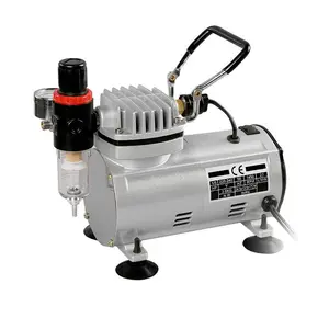 LinhaivetA Hair Color Mini Air Brush Compressor Portable Barber Airbrush Compressor