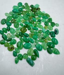 Crisoprasa Natural de alta calidad, piedras preciosas sueltas, crisoprasa, forma de mezcla suave, cabujón, lote al por mayor, fabricación de joyas, tamaños libres - Product Image 3