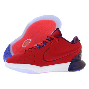 Chaussures Nike Lebron XXI SE GS pour garçons Couleur : rouge universitaire/ivoire/bordeaux 100% authentique - Product Image 1