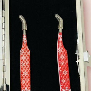 Juego de Pinzas para Pestañas de Acero Inoxidable de Alta Calidad, Diseño Personalizado, Kit de Pinzas Antiestáticas, Duraderas y de Precisión - Product Image 5