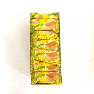 Pastel Apollo de Alta Calidad, Forma Redonda y Larga, Sabor Plátano, 18g, Horneado con Harina, Empacado en Caja - Product Image 2