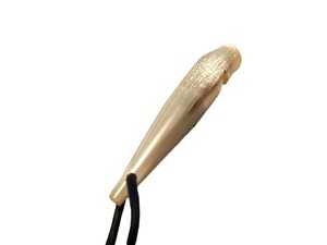 Silbato Deportivo Personalizable Negro Hecho a Mano, Único, de Alta Calidad, de Cuerno de Búfalo, Color Negro de Moda, Faizacraft - Product Image 3