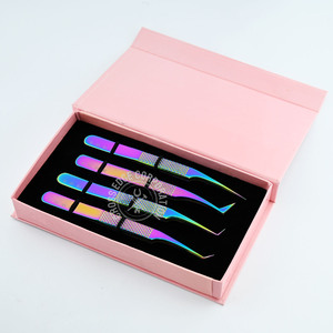 Wholesale Fiber Nano Tip Eyelash Extension Tweezers 45 90 Degree Microfiber Volume Straight Isolation Lash <b>Precision</b> <b>Tool</b> - Product Image 1