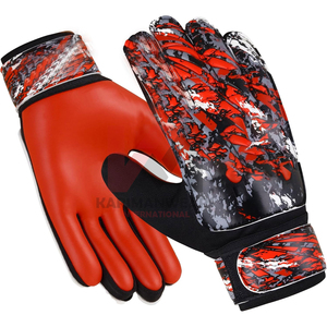 Gants de gardien de but de football pour enfants, garçons, jeunes et adultes, gants de gardien de but de football en latex de 4 mm, protection double du poignet, entraînement, matchs - Product Image 1