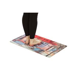 Set di 2 Tappetini da Cucina Moderni con Motivi Floreali, Comfort Premium con Schiuma in PVC Imbottita, Poliestere Intrecciato Lavabile, per Uso in Bagno - Product Image 5