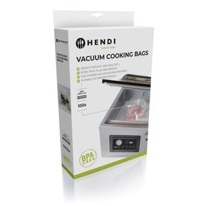 Bolsas para Cocción Sous Vide, 100 Piezas, 300x200mm, Bolsas de Almacenamiento al Vacío HENDI - Product Image 1