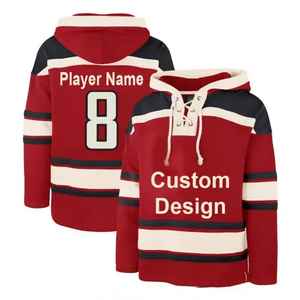 Sweat-shirts de hockey sur glace pour hommes de haute qualité, impression par sublimation, design tendance, vêtements de sport pour hommes, fabriqués sur mesure - Product Image 2