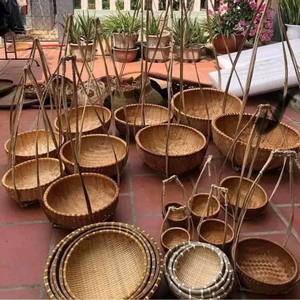 Plateau tissé en bambou de taille personnalisée pour cuisine et table à manger - Product Image 5