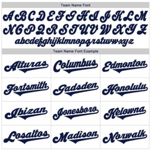 Camiseta de béisbol de punto acanalado auténtico a rayas azul marino-gris blanco personalizada - Product Image 5