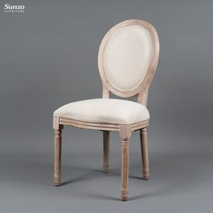 Chaise de réception de mariage Louis XVI en bois massif d'époque occasionnelle pour <span class=keywords><strong>appartement</strong></span> salon - Product Image 2