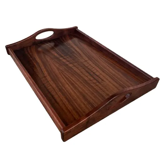 Nampan kayu dengan harga rendah dan disesuaikan dengan ukuran nampan kayu yang paling laris Aksesori dapur dan dekorasi meja Terbaik