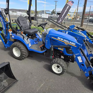 Tracteur compact New Holland Work-Master 25S 4x4 automatique avec chargeur frontal et arrière, composant de pompe centrale disponible à la vente - Product Image 1