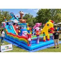 Équipement de glisse aérienne pour enfants à thème licorne