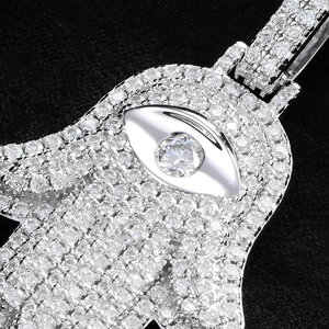 Colgante de Diamantes de Imitación Personalizado para Hombre, Estilo Hip Hop, Chapado en Oro, para Regalo y Fiesta - Product Image 3