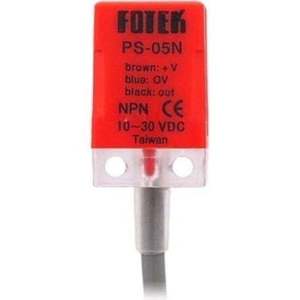เซ็นเซอร์ตรวจจับวัตถุแบบเหนี่ยวนำ FOTEK PS-05N ขนาด 17x17x28 มม. พร้อมสายเคเบิล 2 เมตร ใช้ไฟ 10-30VDC แบบ NPN NO ระยะตรวจจับ 5 มม. - Product Image 1
