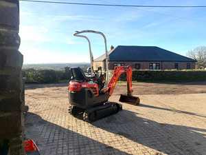 รถขุดขนาดเล็ก รุ่น K008-3 ปี 2011 พร้อมเครื่องยนต์และปั๊ม กำลัง 7700 วัตต์ น้ำหนักใช้งาน 1.2 ตัน พร้อมอุปกรณ์ตักดิน - Product Image 4