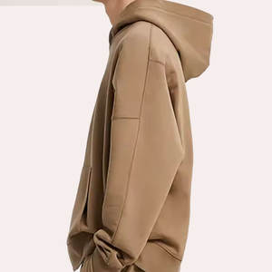 เสื้อมีฮู้ดเก็บความร้อนแบบสวมหัวสำหรับผู้ชาย450แบบสตรีทฮิปฮอปผ้าฝ้าย100โอเวอร์ไซส์ใหม่กลางแจ้ง - Product Image 3