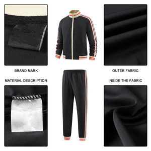 2025แจ็คเก็ตชุดวอร์มมีซิปสำหรับ500Gsm ชุดวิ่งสีดำสำหรับทั้งชายและหญิงฟิตเนสไซส์ใหญ่พิเศษชุดออกกำลังกายระบายอากาศได้ดีสำหรับผู้ใหญ่ - Product Image 6