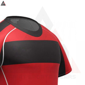 Ensemble de maillot de rugby sur mesure pour hommes, imprimé numérique, grande taille, respirant, 100% polyester, dernier style, uniforme de football de haute qualité - Product Image 2