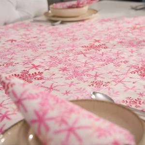 Ensemble de chemins de table 2 pièces 100% coton avec 1 chemin triangulaire 50x150cm et 1 chemin rectangulaire 50x150cm décoratif - Product Image 3