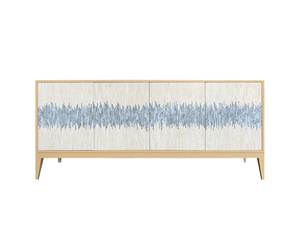 New Arrival Solid Wood <b>Cabinet</b> with High Quality <b>Rattan</b> Accents & Mother of Pearl Inlay for Home & Hall Furniture for Hotels - Product Image 4